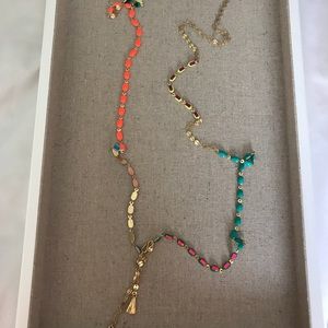 The poppy- Colorful layering necklace